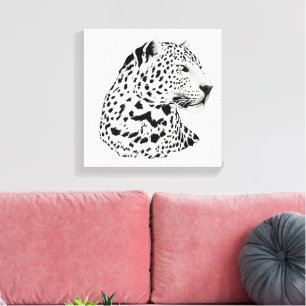 Leopard des animaux de la Jungle toile étirée