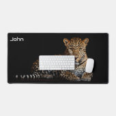 Leopard Design Desk Mat - Le cadeau parfait (Clavier et souris)