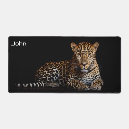 Leopard Design Desk Mat - Le cadeau parfait (Recto)