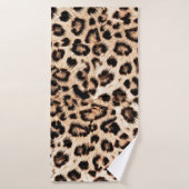 Leopard Design Motif : Wild Elegance. (Serviette de bain)
