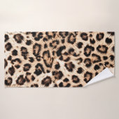Leopard Design Motif : Wild Elegance. (Serviette de bain)