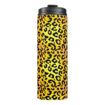 Leopard Design Thermal Tumbler