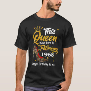 Leopard Deze koningin werd geboren in februari 196 T-shirt