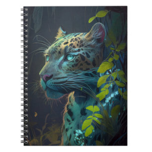 Leopard Dierenportret Schilderij Wildlife Outdoors Notitieboek