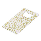 Leopard d'or, Parties scintillant d'or, Empreinte  (Dos Angle)