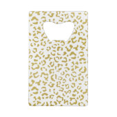 Leopard d'or, Parties scintillant d'or, Empreinte  (Dos)