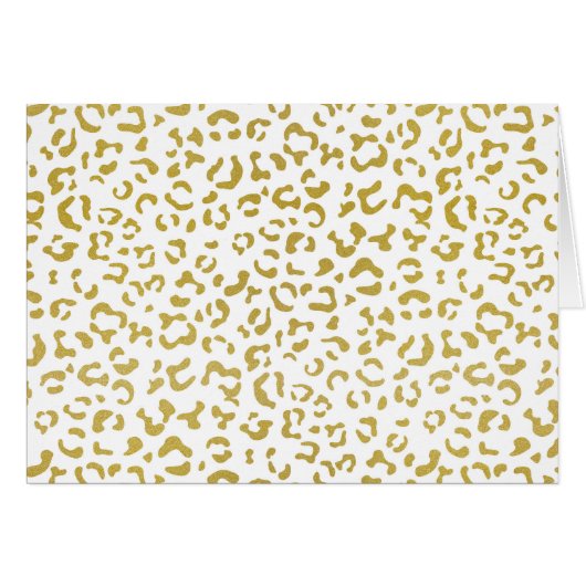 Leopard d'or, Parties scintillant d'or, Empreinte (Devant horizontal)
