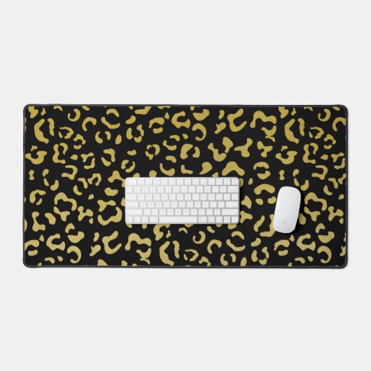 Leopard d'or, Parties scintillant d'or, Motif de l (Clavier et souris)