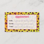 Léopard d'orange de rendez-vous de salon de (Dos)