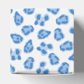 Leopard Dot in Blue Porcelain Bedankdoosjes (Bovenkant)