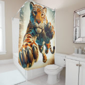 Leopard Douchegordijn (In situ)