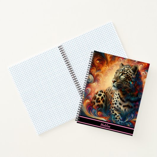 Leopard Dream: Artful Oerwoud Escape Notitieboek (Binnen)
