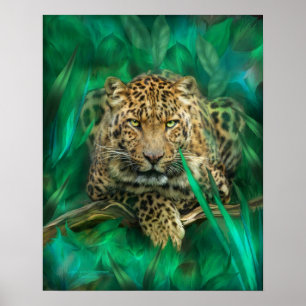 Leopard - Esprit D'Autonomisation Poster D'Art / I