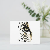 Leopard Eye Briefkaart (Staand voorkant)