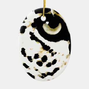 Leopard Eye Keramisch Ornament