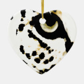 Leopard Eye Keramisch Ornament (Voorkant)