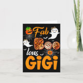 Leopard Fab Boo Lous Gigi Soky Halloween Costume G Kaart (Voorkant)