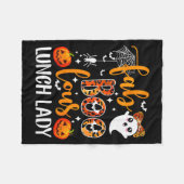 Leopard Fab Boo Lous Lunch Lady Matching Group Tee Fleece Deken (Voorkant (Horizontaal))