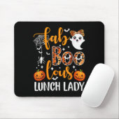 Leopard Fab Boo Lous Lunch Lady Matching Group Tee Muismat (Met muis)