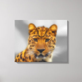 Leopard Face Canvas Afdruk