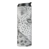 Leopard Face Thermal Tumbler Thermosbeker (Gedraaid links)