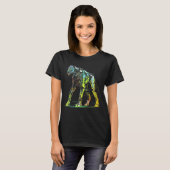 Leopard Fantasy Robot Artwork  Zoo Animal Tiger T-shirt (Voorkant volledig)