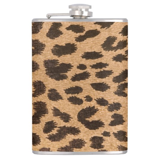 Leopard Flask Heupfles (Voorkant)