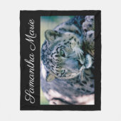 Leopard Fleece Deken (Voorkant)