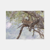 Leopard Fleece Deken (Voorkant (Horizontaal))