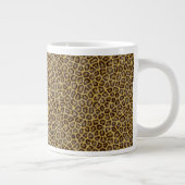 Leopard Fur Grote Koffiekop (Rechts)