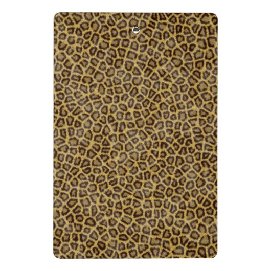 Leopard Fur Mini Klembord (Achterkant)