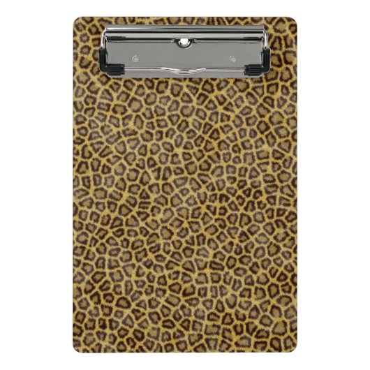Leopard Fur Mini Klembord (Voorkant)