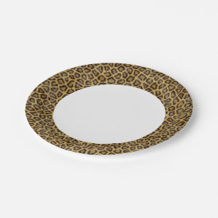 Leopard Fur Papieren Bordje