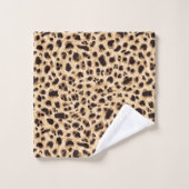 Leopard Fur Pattern Bad Handdoek (Wasdoekje)