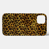 Leopard Fur Print Animal Patroon Case-Mate iPhone Case (Achterkant (horizontaal))