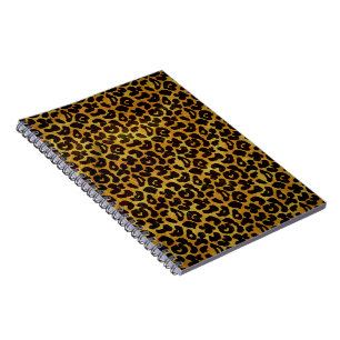 Leopard Fur Print Animal Patroon Notitieboek