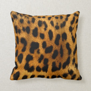 Leopard Fur Print Kussen