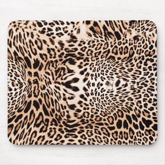 Leopard Fur Print Muismat (Voorkant)