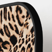 Leopard Fur Print Pickleball Paddle (Links Detail)