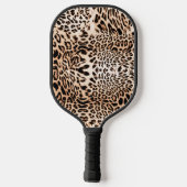 Leopard Fur Print Pickleball Paddle (Achterkant)