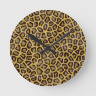 Leopard Fur Ronde Klok