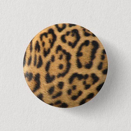 Leopard Fur Spots Pattern Ronde Button 3,2 Cm (Voorkant)