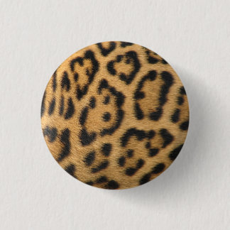 Leopard Fur Spots Pattern Ronde Button 3,2 Cm
