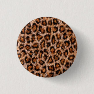 Leopard Fur Spots Pattern Ronde Button 3,2 Cm