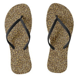Leopard Fur Teenslippers
