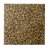 Leopard Fur Tegeltje (Voorkant)