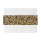 Leopard Fur Uitnodigingen Wikkel (Achterkant Voorbeeld)