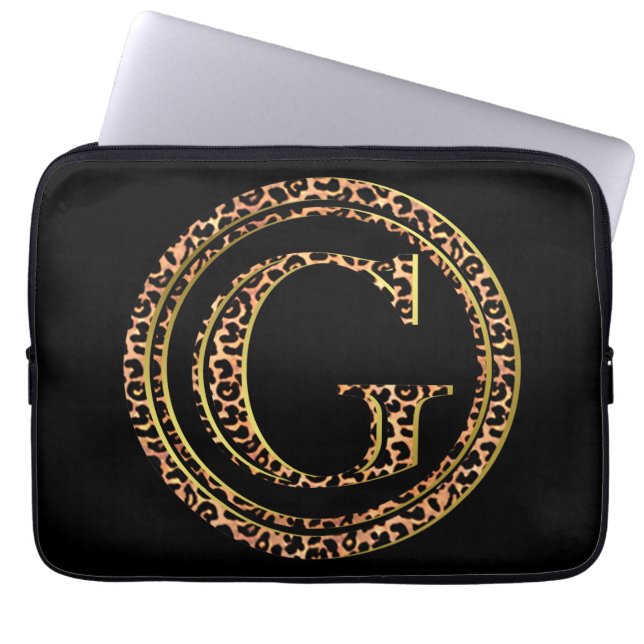 leopard G Laptop Sleeve (Voorkant)