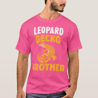 Leopard Gecko Brother Lizard Reptile Lizards Leopa T-shirt