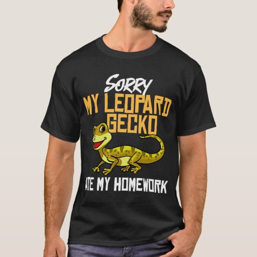 Leopard Gecko Care Tank Lizard Reptile (Voorkant)